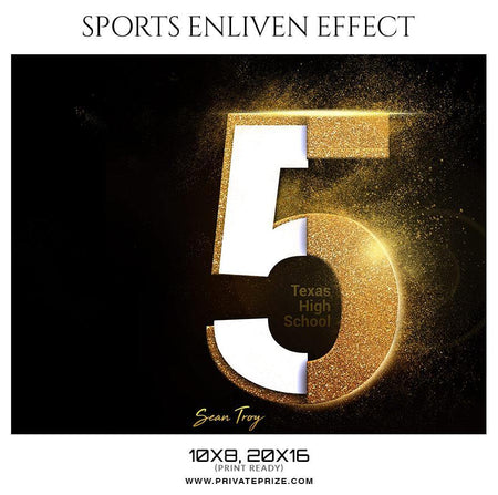 Sean Troy  - Football Sports Enliven Effects Photography Template - PrivatePrize - Photography Templates