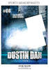 DUSTIN DAN FOOTBALL SPORTS MEMORY MATE - Photography Photoshop Template