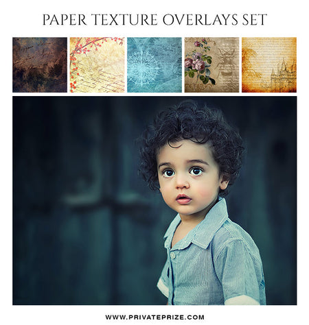 Paper Texture Overlay Set - PrivatePrize Photography Photoshop Templates