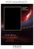 Warren Jack Football  Memory Mate Photoshop Template - Photography Photoshop Template